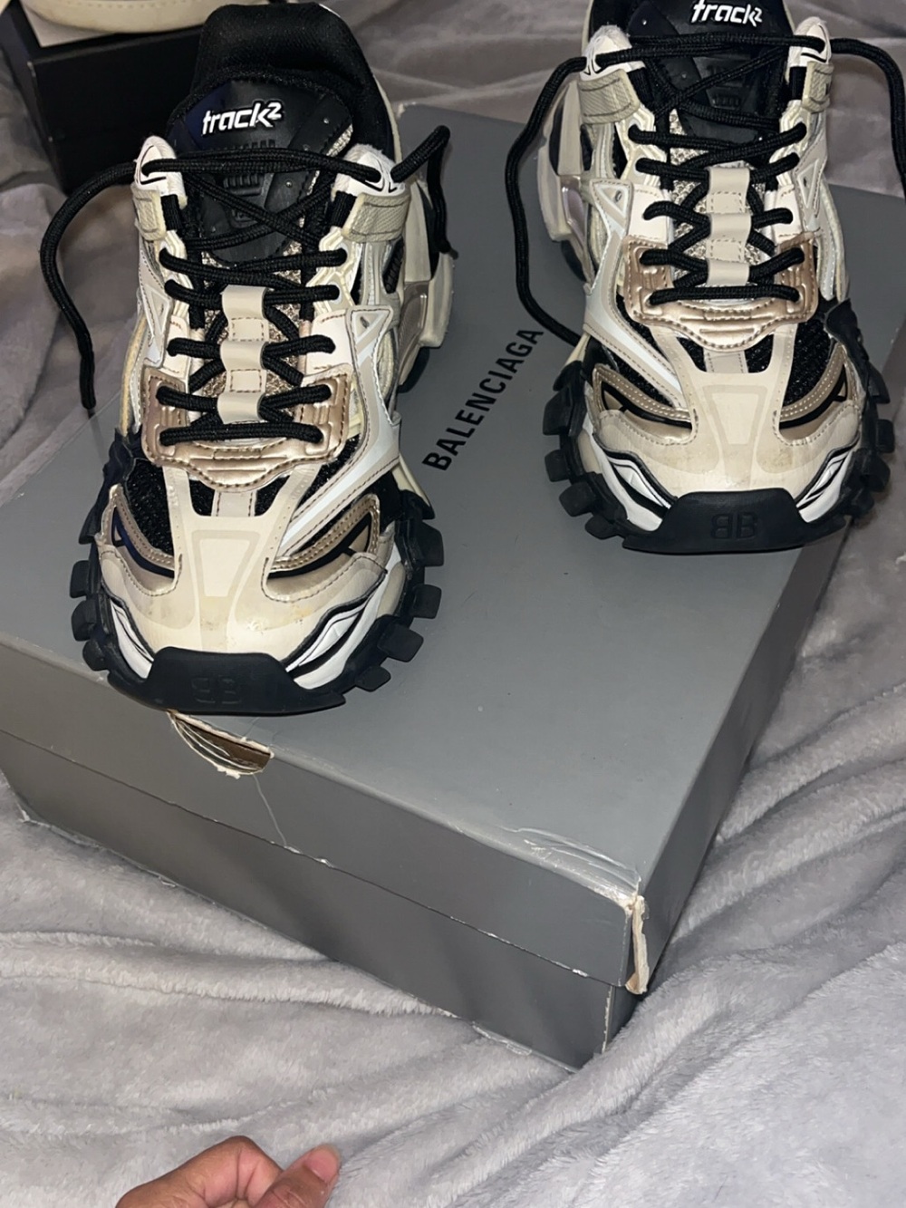 Balenciaga Low-Top Sneakers in Black